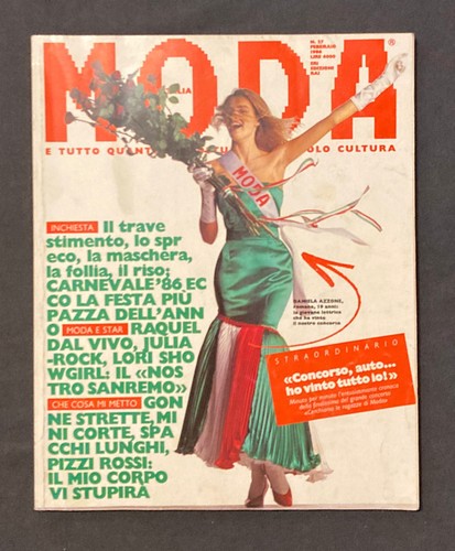 Rivista moda italia 1986 27 - italia, n.27