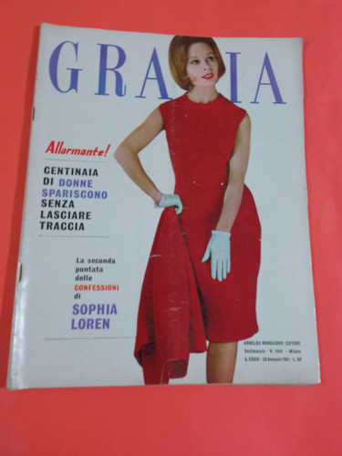 Rivista grazia 961 sofia - grazia, 20-11-961