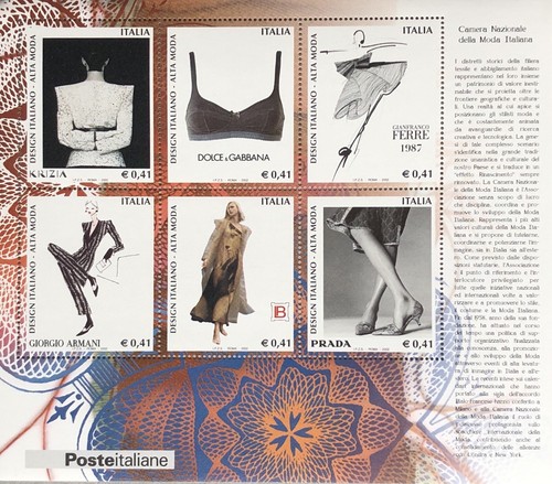 Italia 2002 foglietto design - 2002,