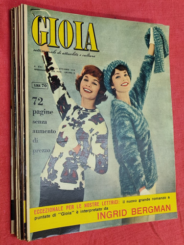 Lotto riviste gioia anni - gioia,