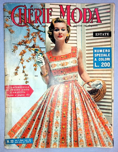 Cherie moda estate 1959 - cherie,