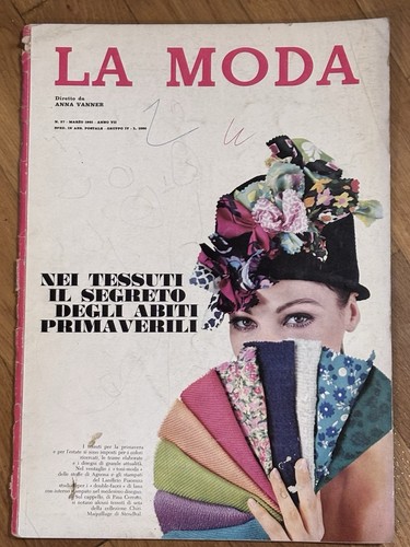 Moda marzo 1965 - la, anno